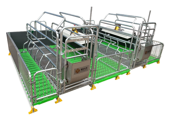 New Farm Equipment Hot Dip Zinc Steel Pipe Material Pig Cage Animal Cage