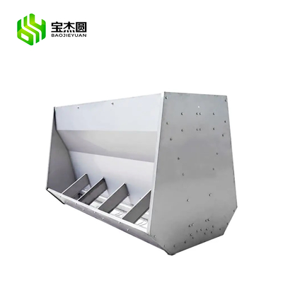 Wholesale Various Capacity Stainless Steel Automatic Pig Hog Feeder Sow Feeding Troughs Double Side Livestock Piglet Feed Trough