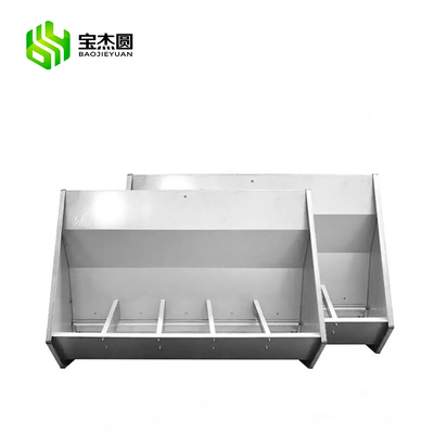 Wholesale Various Capacity Stainless Steel Automatic Pig Hog Feeder Sow Feeding Troughs Double Side Livestock Piglet Feed Trough
