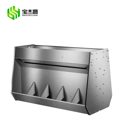 Factory Price Pig Farm Equipment Stainless Steel Double Side Automatic Pig Sow Feeder Trough Pig Feeder