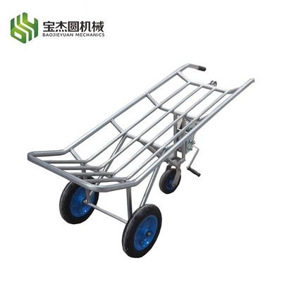 Transport of Dead Pig Carcass with Three Wheels of Pig Lifting Machine